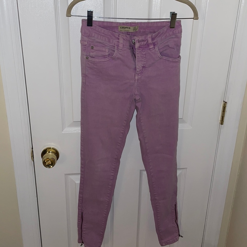 Cotton On / Light Purple Denim Skinny Jeans